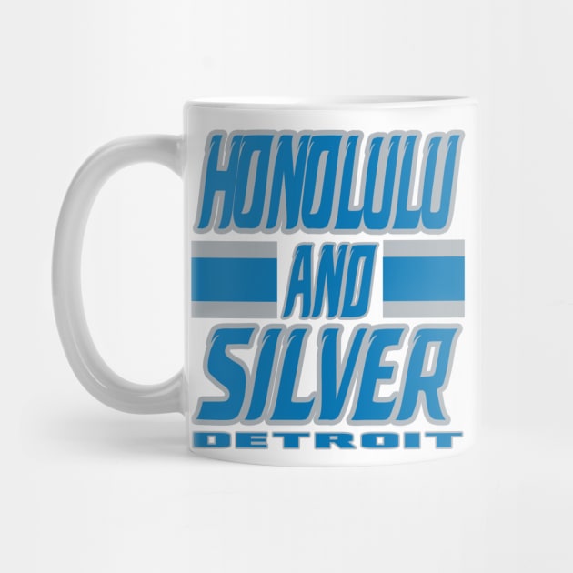 Detroit LYFE Honolulu and Silver True Football Colors by OffesniveLine